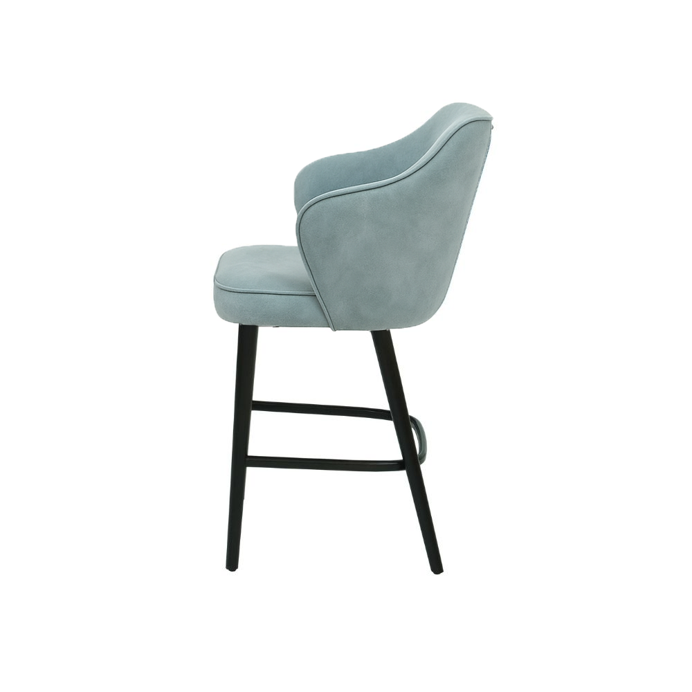 Scaun bar catifea BEJ | model ZEUS