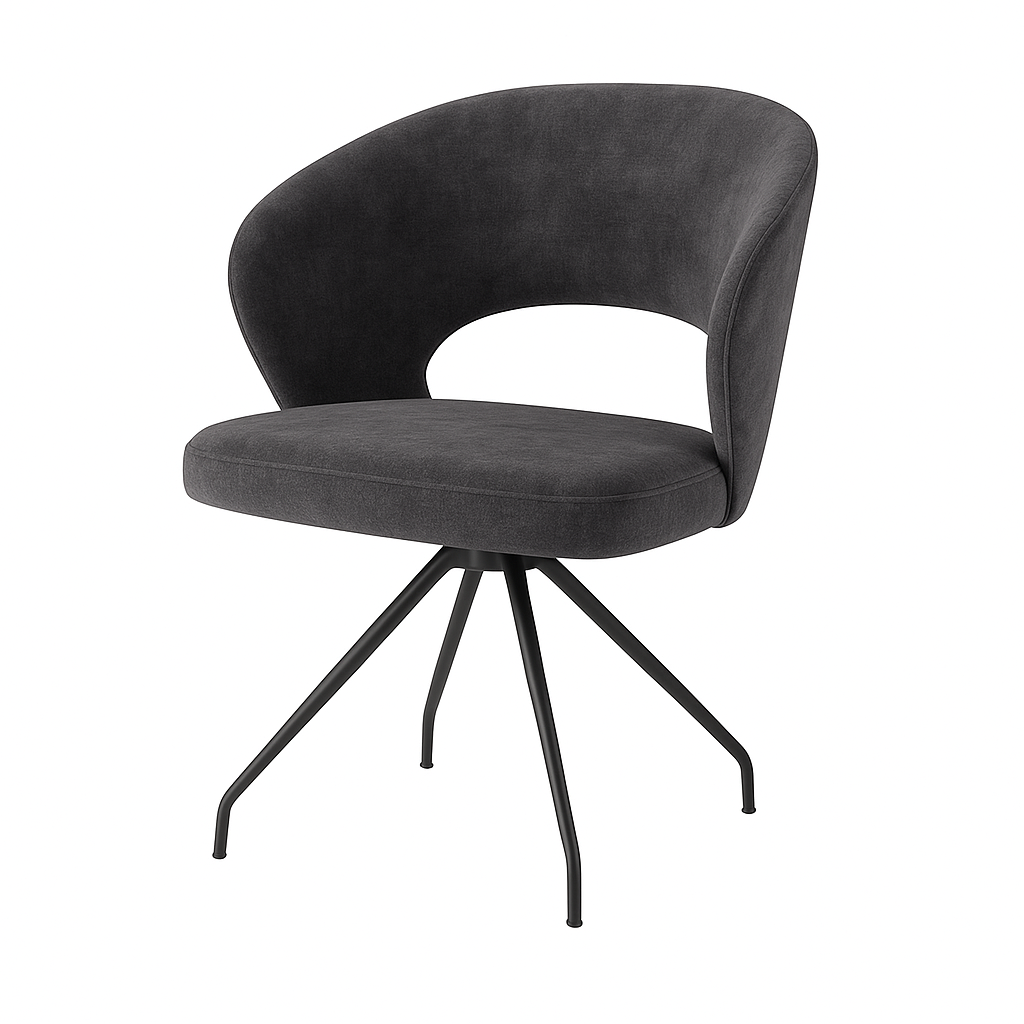 Scaun catifea BEJ | model ROSE