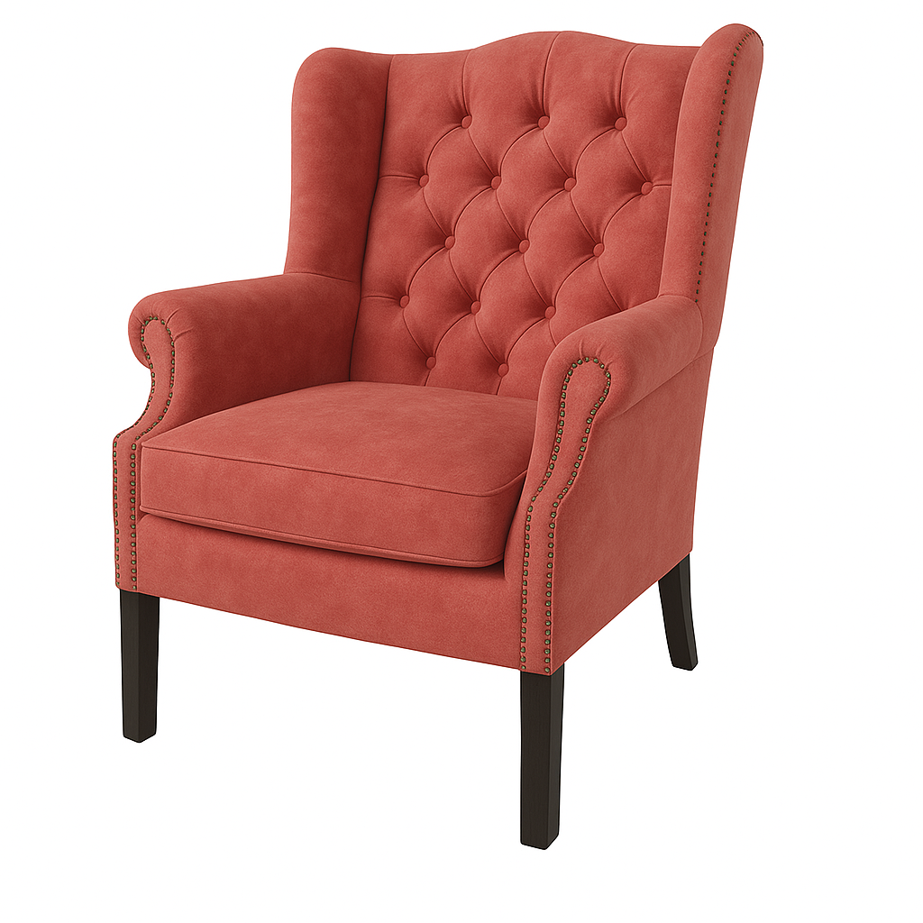 Fotoliu catifea ROZ | model MIR