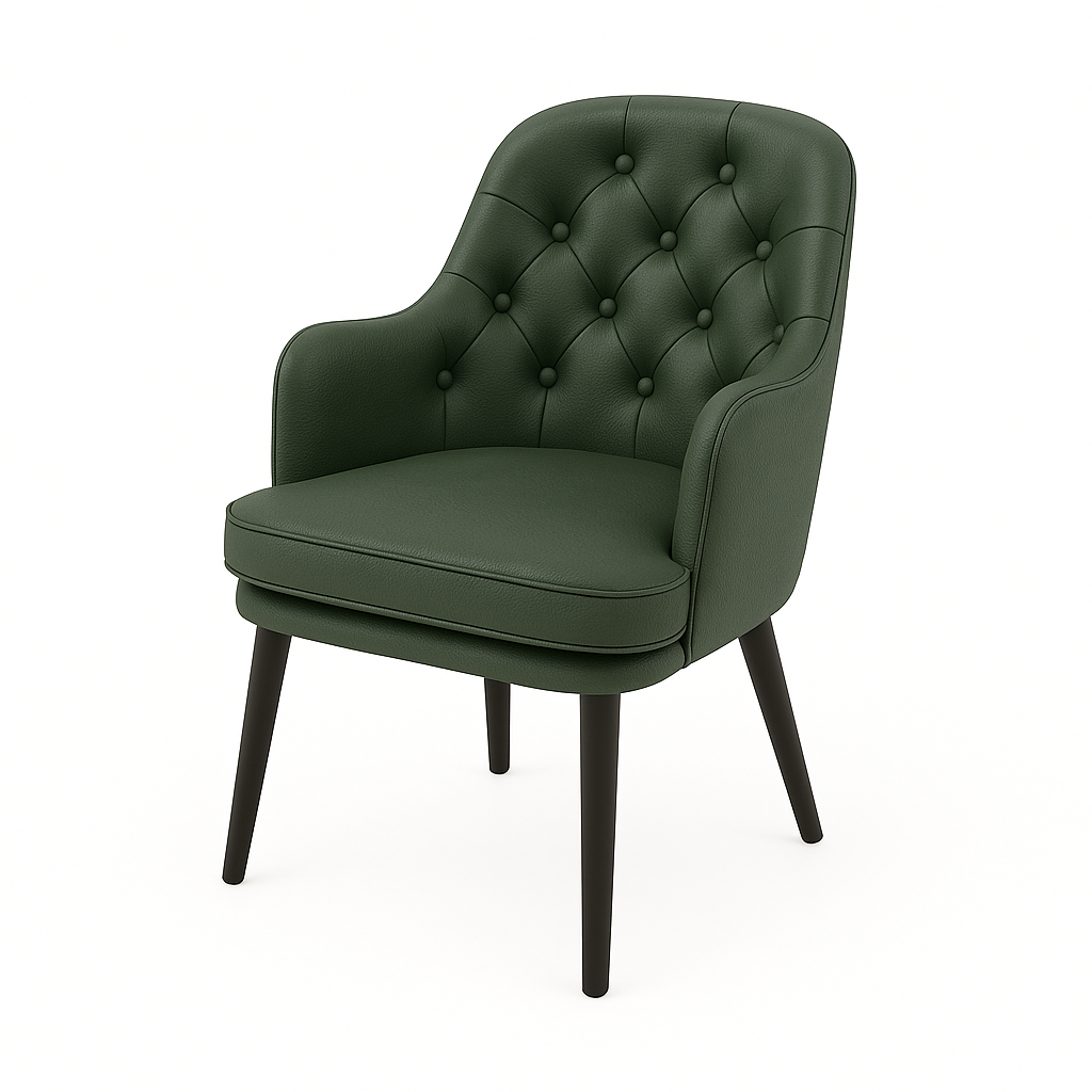 Fotoliu piele VERDE | model MATEO