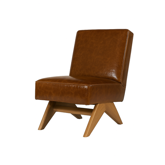 Fotoliu piele DOMENICO culoare MARO