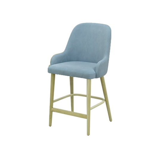 Scaun bar catifea ALBASTRA | model ROCCO