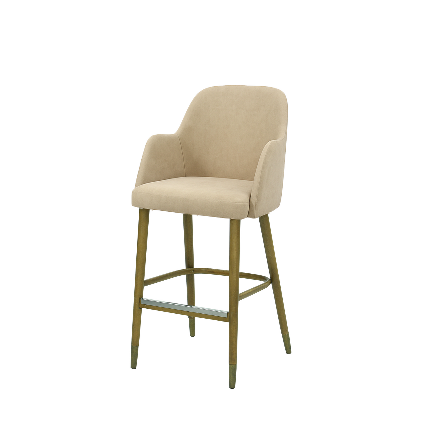 Scaun bar catifea BORDO | model PINO