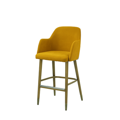 Scaun bar catifea BEJ | model PINO