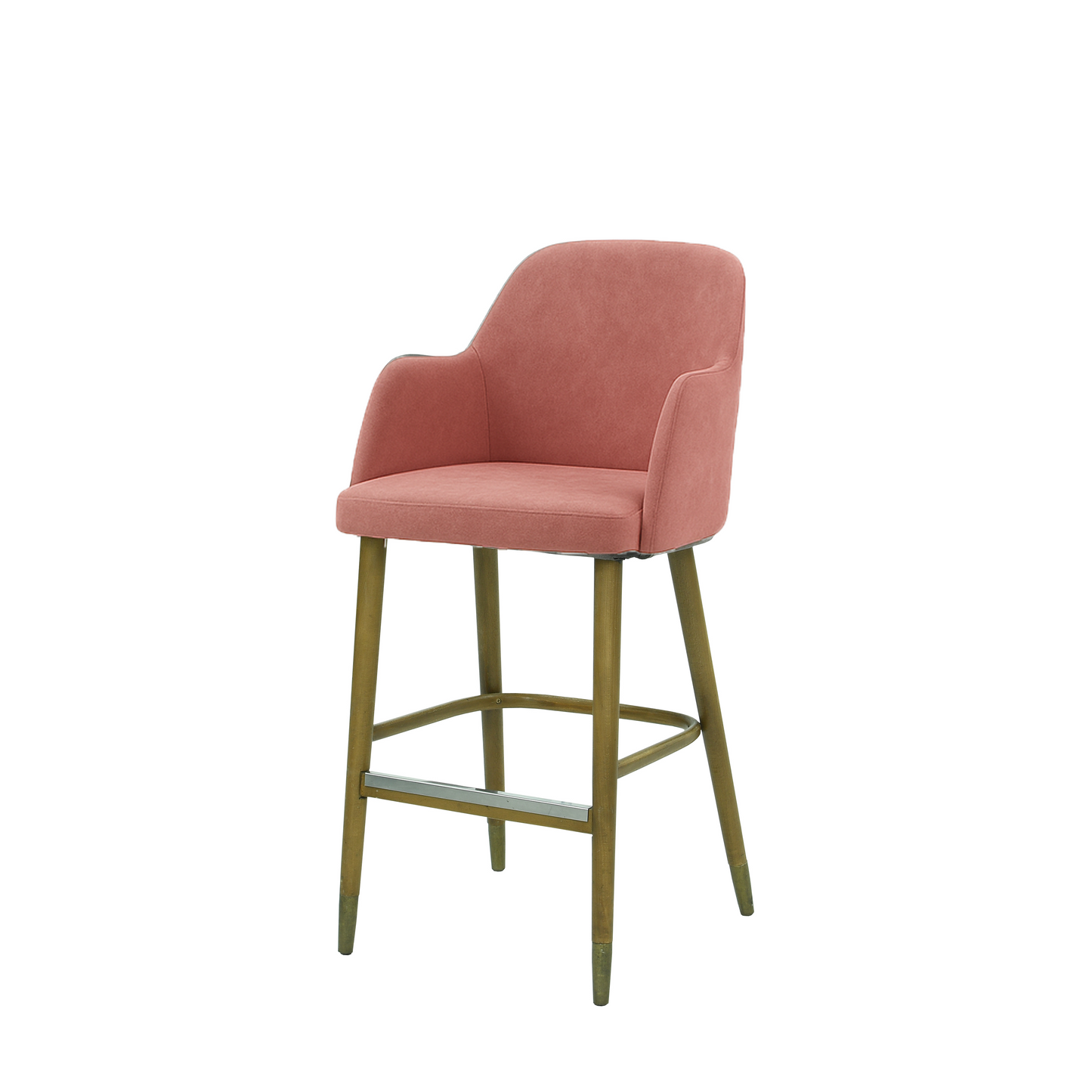 Scaun bar catifea TURCOAZ | model PINO