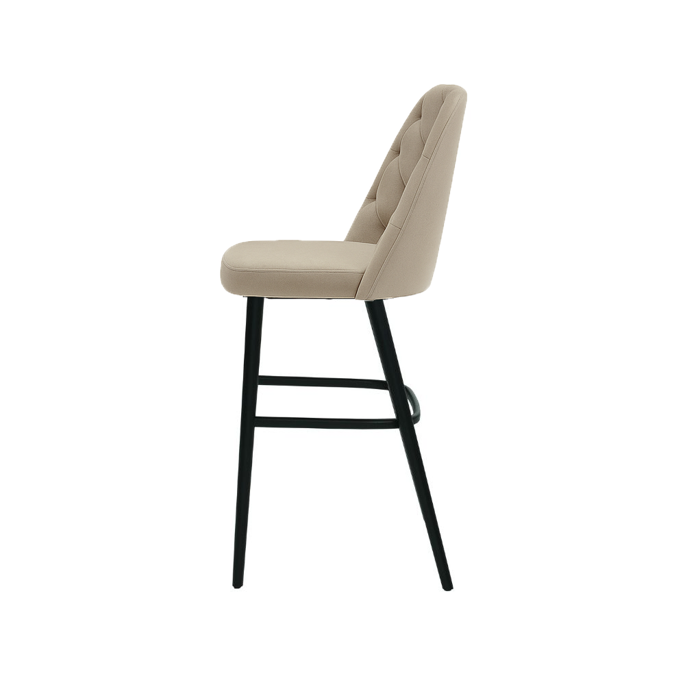 Scaun bar catifea BORDO | model SCOT