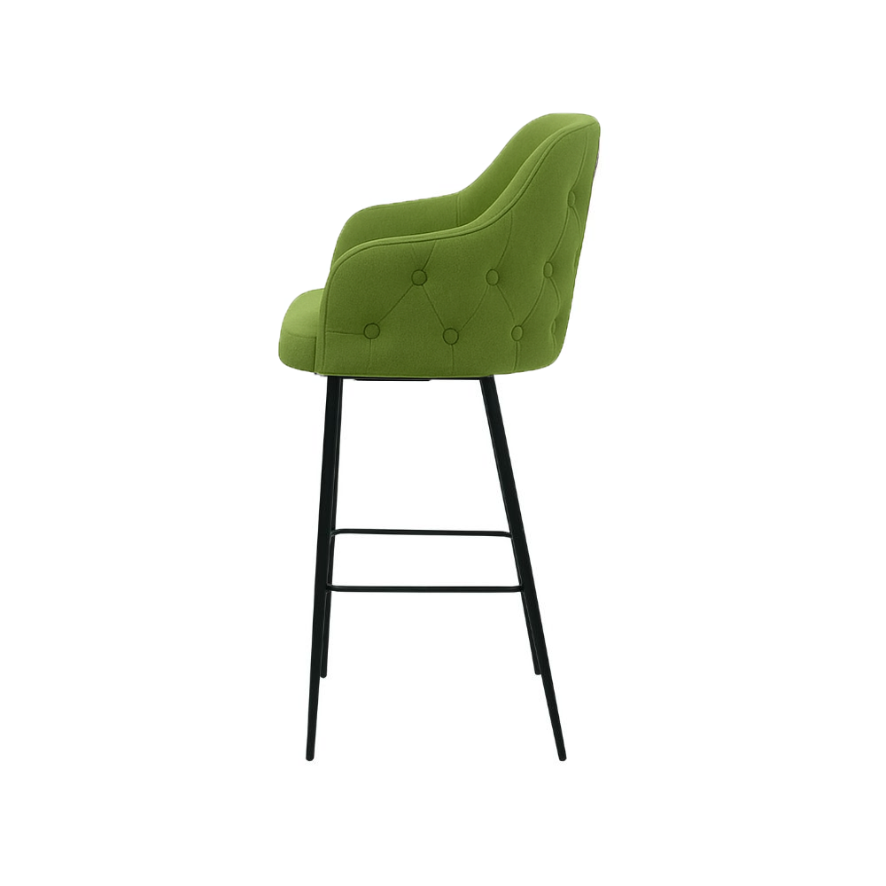 Scaun bar catifea BEJ | model TEONA