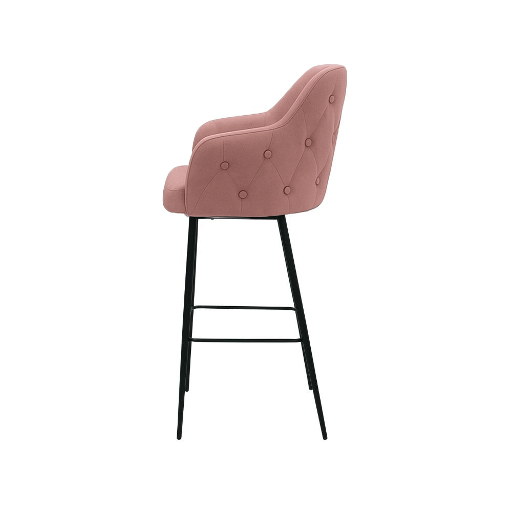 Scaun bar catifea VERDE | model TEONA