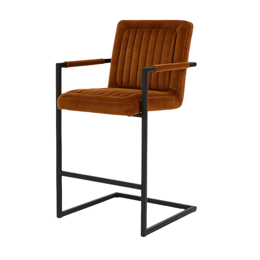 Scaun bar catifea MARO model TRUM