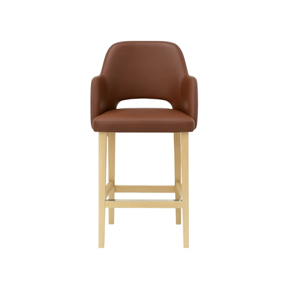 Scaun bar piele ALBA | model APRIL