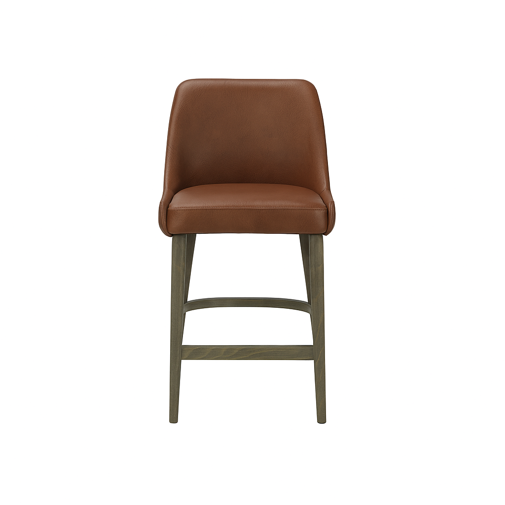 Scaun bar piele ALBA | model GINA