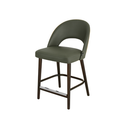 Scaun bar piele VERDE | model EXPRES