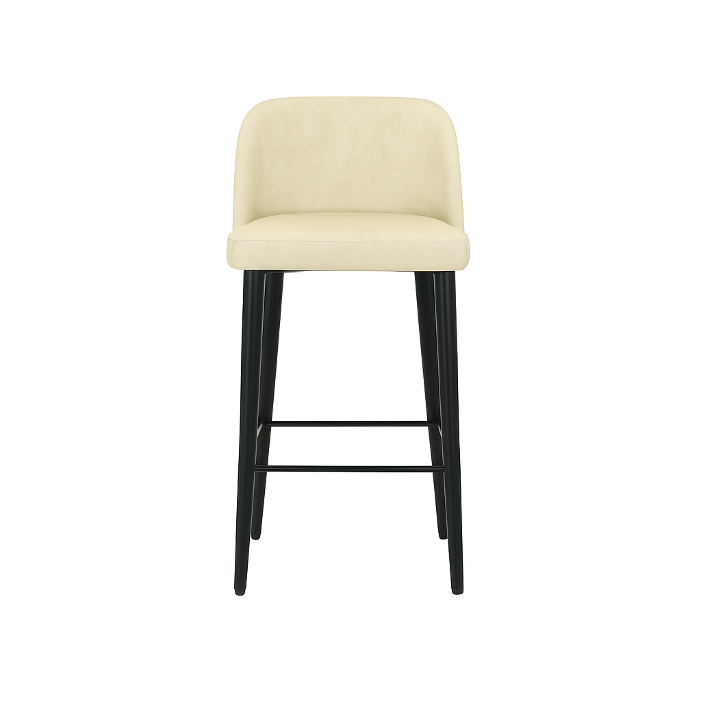Scaun bar piele BEJ | model IVA