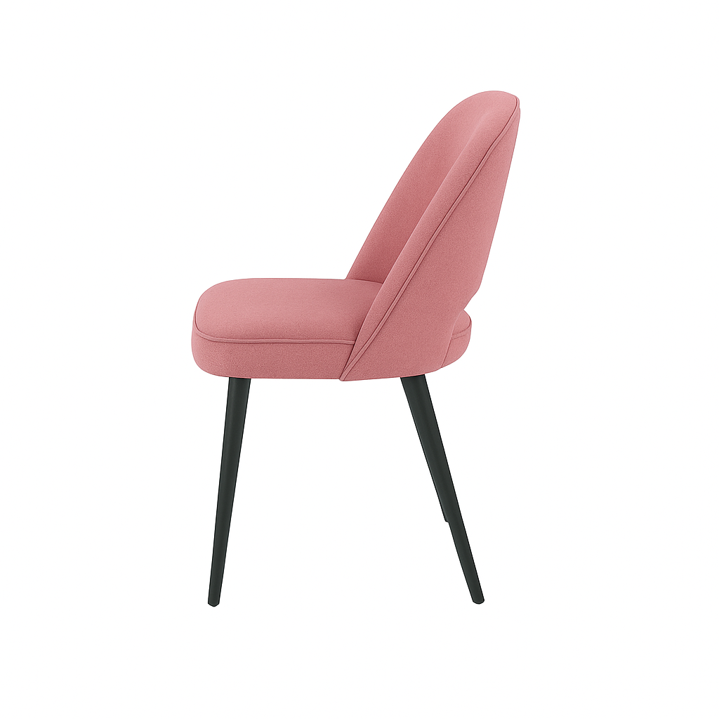 Scaun catifea GALBENA | model GABE