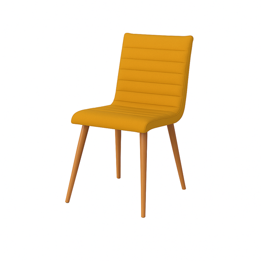 Scaun catifea GALBENA | model RIGA