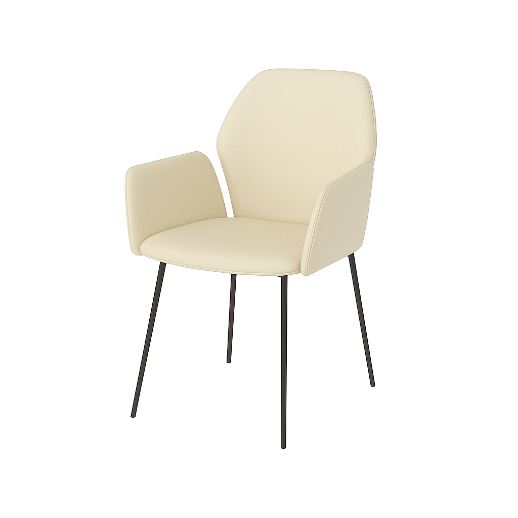 Scaun piele GALBENA | model PETRA