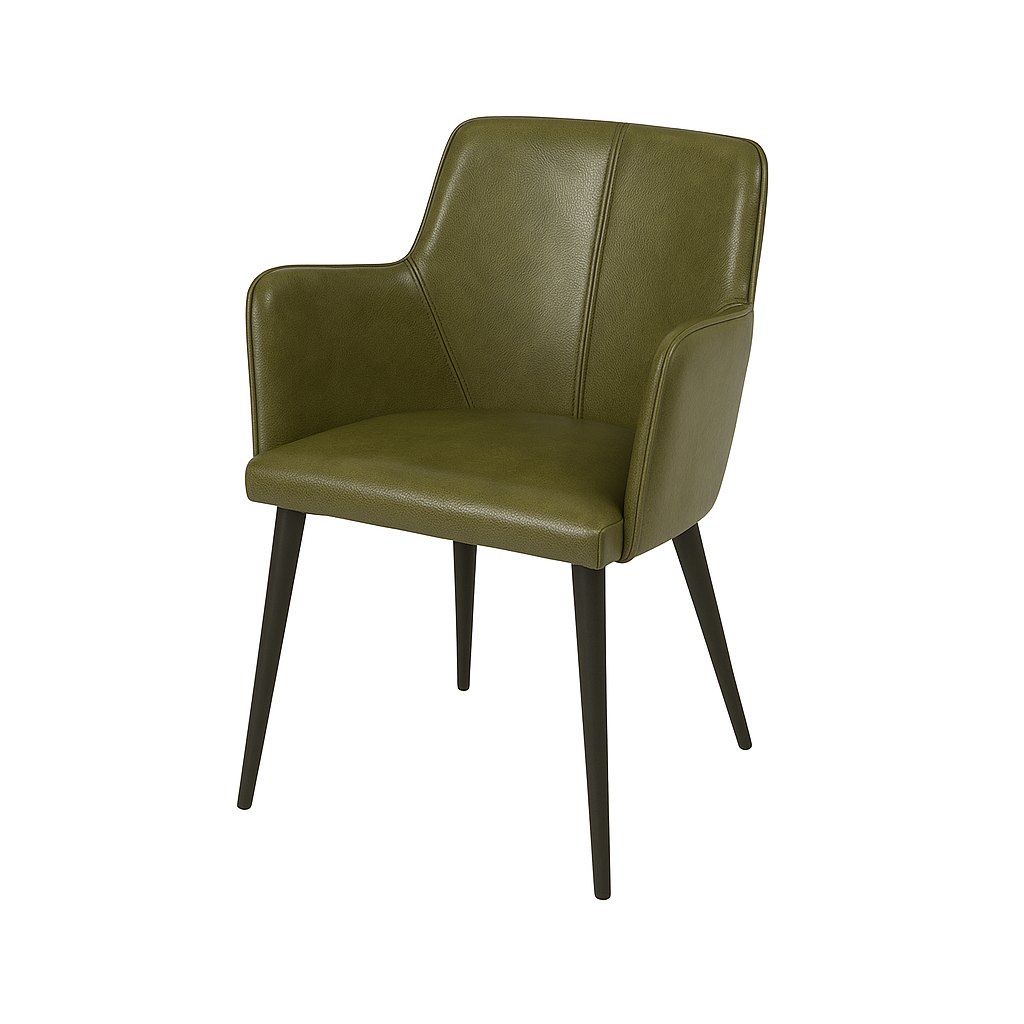 Scaun piele VERDE | model RESI