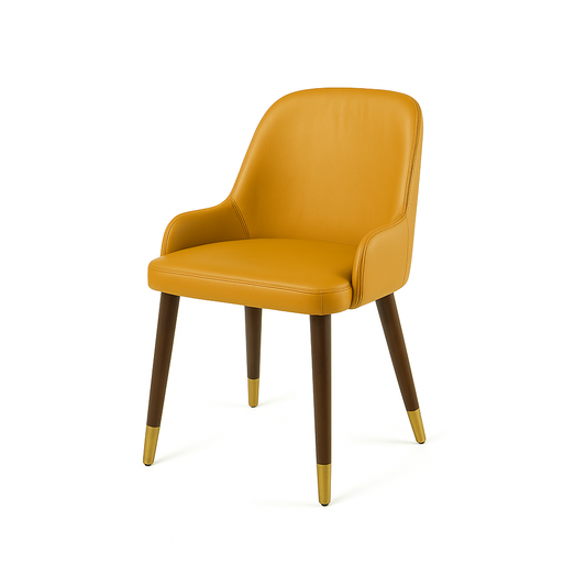 Scaun piele GALBENA | model ROCCO G